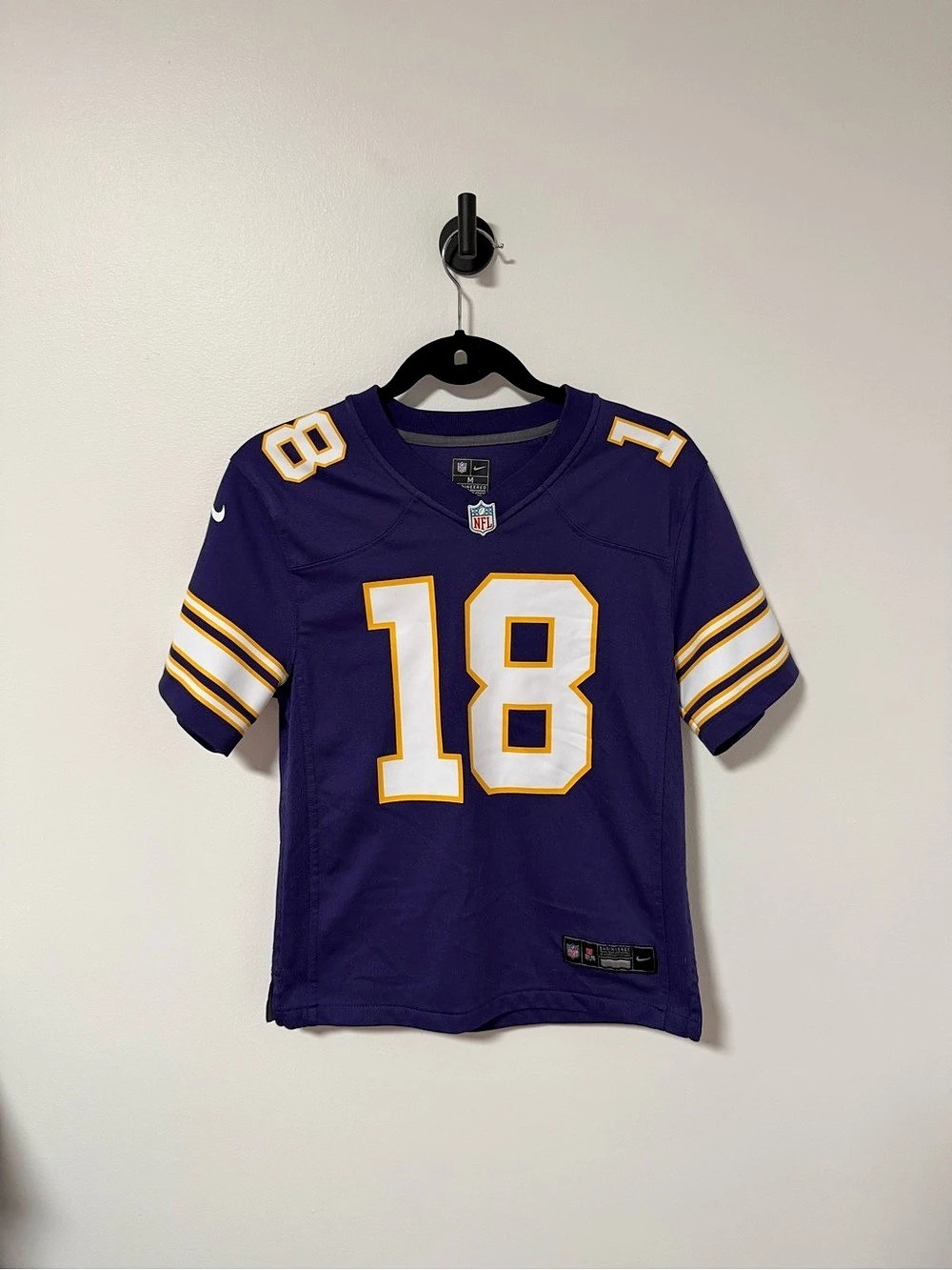 Nike Justin Jefferson #18 NFL Jersey Purple Size Medium Like New